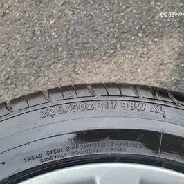 (판매) 포터용 BMW 3GT 17인치 휠타이어 포터2--4