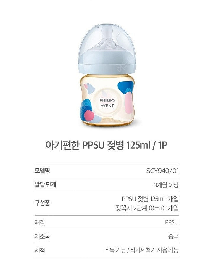 필립스아벤트 아기편한 PPSU 젖병 SCY940/01,...--2