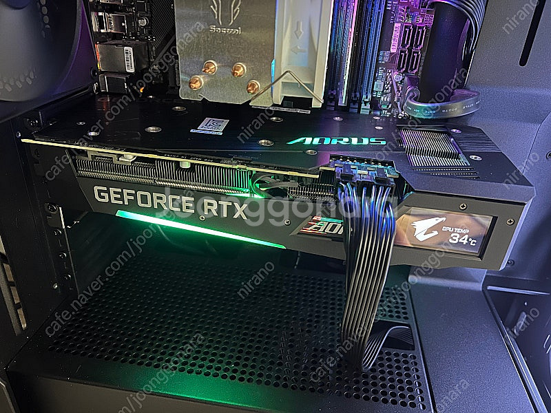 기가바이트 3060ti 어로스 마스터 판매합니다.--5