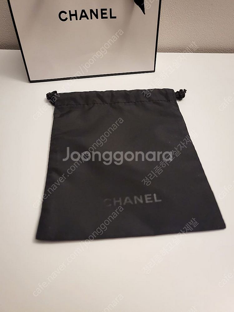 정품) 새상품 샤넬 블랙 복조리 파우치 (코스메틱)--0