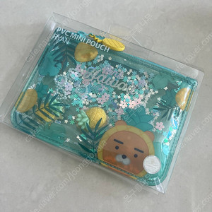 카카오프렌즈 라이언 핑크하와이 파우치 미개봉 새상품(정가 12000원->3000원)