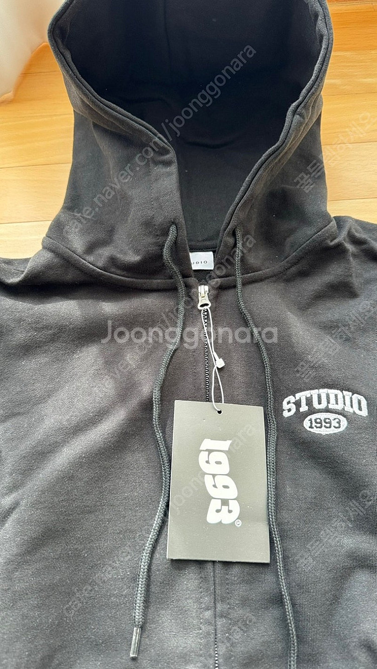 스튜디오 studio 후드 후디 집업 짚업 정품 새생품...--4