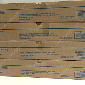 코니카미놀타 TN-324K, TN-324C, TN-324M, TN-324Y 미사용 정품토너 판매합니다.