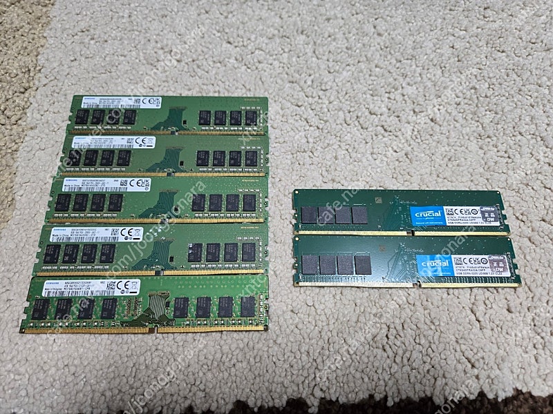 삼성전자, 마이크론 램 메모리 DDR4 8GB 8기가 ...--0