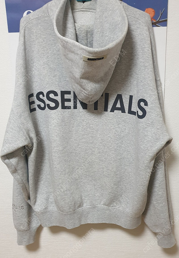 [정품] 피어오브갓 에센셜 리플렉티브 백로고 그레이 M사이즈 이미지