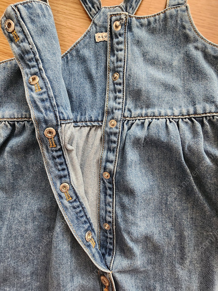 블루독 오버롤데님원피스 110--4