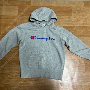 챔피온 키즈 후드티 150 회색