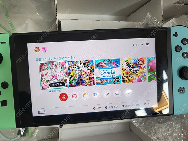 닌텐도스위치 모여라동물의숲(내장게임 포함)