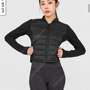 젝시믹스 경량패딩자켓 블랙