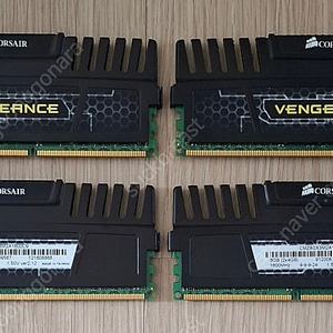(커세어 벤전스) CORSAIR - VENGEANCE / DDR3 1600MHz PC3 12800 8G (양면) 방열판 듀얼 채널 1.5V 메모리