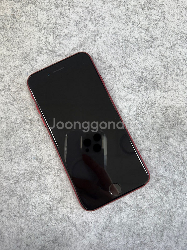 (자급제S급)아이폰SE3 레드 128G 배터리효율 87...--2
