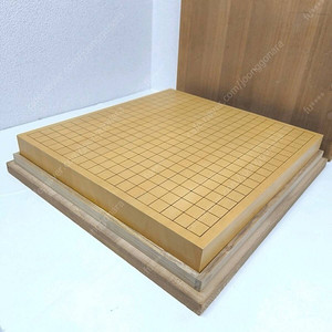 일본 본비자 바둑판 탁상반 + 조개바둑알(35호 or 40호)