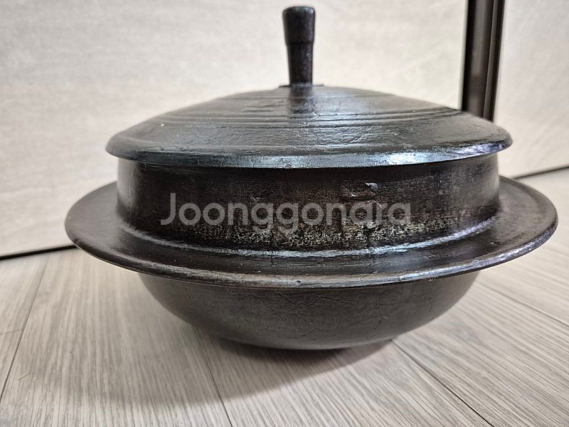 예전 운틴 국산 무쇠솥 가마솥 미니솥 무쇠 냄비 20센치 4-6인 운자솥--0
