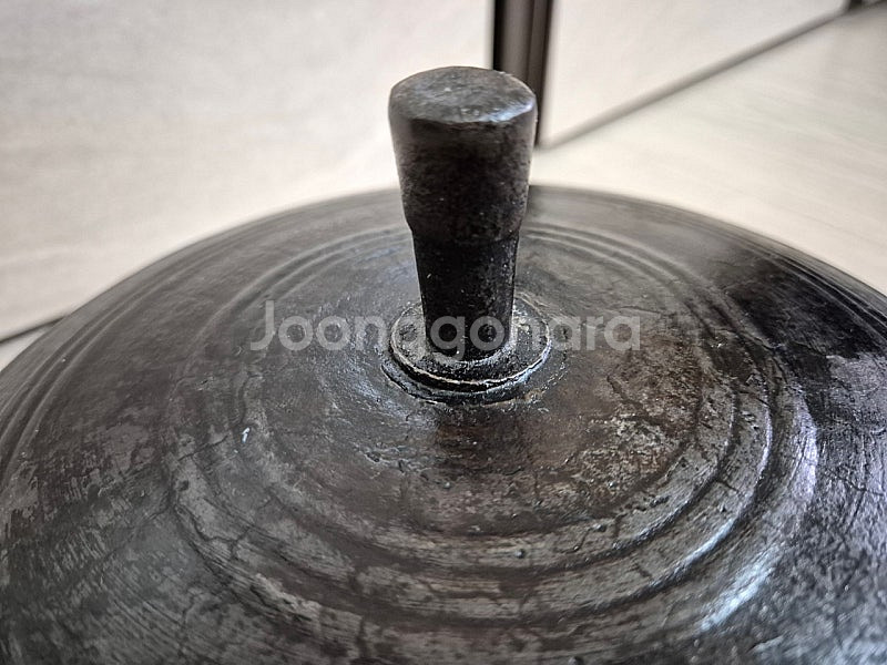 예전 운틴 국산 무쇠솥 가마솥 미니솥 무쇠 냄비 20센치 4-6인 운자솥--3