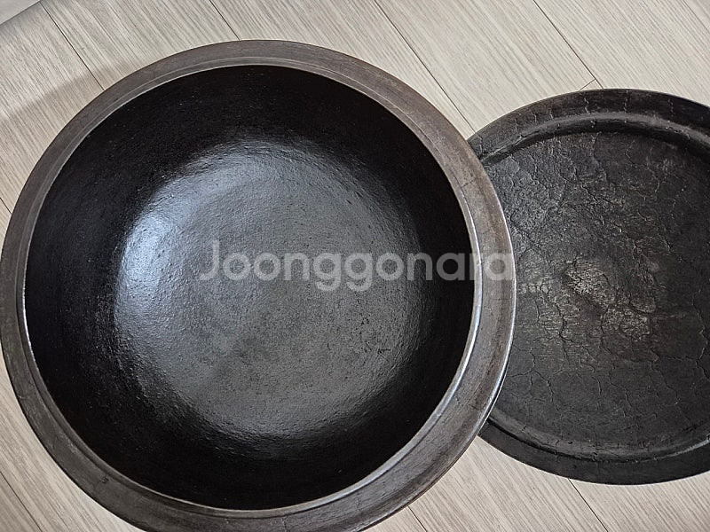 예전 운틴 국산 무쇠솥 가마솥 미니솥 무쇠 냄비 20센치 4-6인 운자솥--5