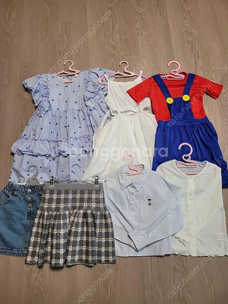 베베드피노맨투맨 원피스 스커트 130사이즈--1