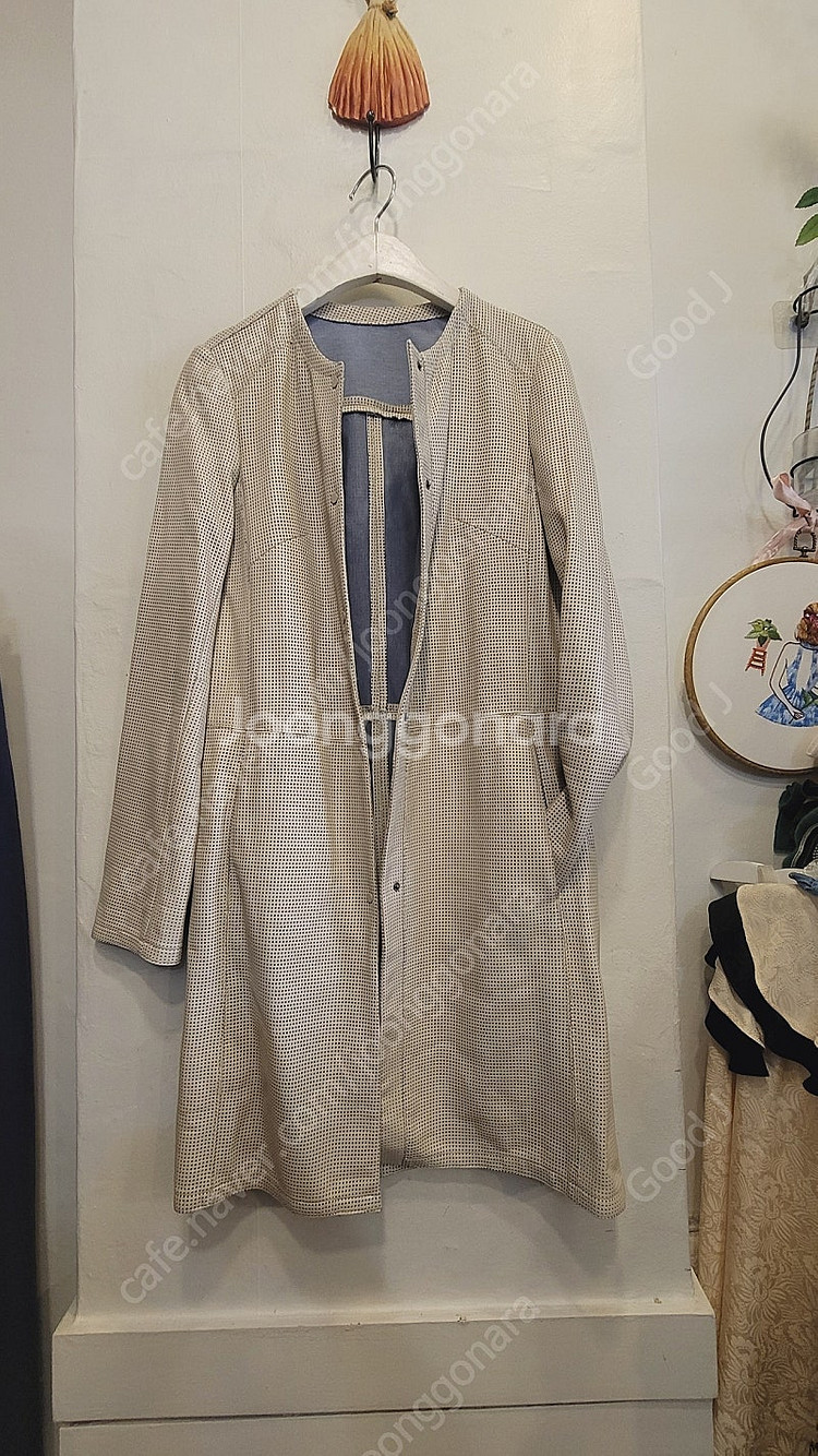로보 펀칭 양가죽 가디건--0