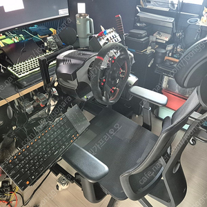 풀튜닝 트러스트마스터 T500RS+파나텍 sq 1.5 쉬프터+버튼박스+프로파일 거치대 판매합니다
