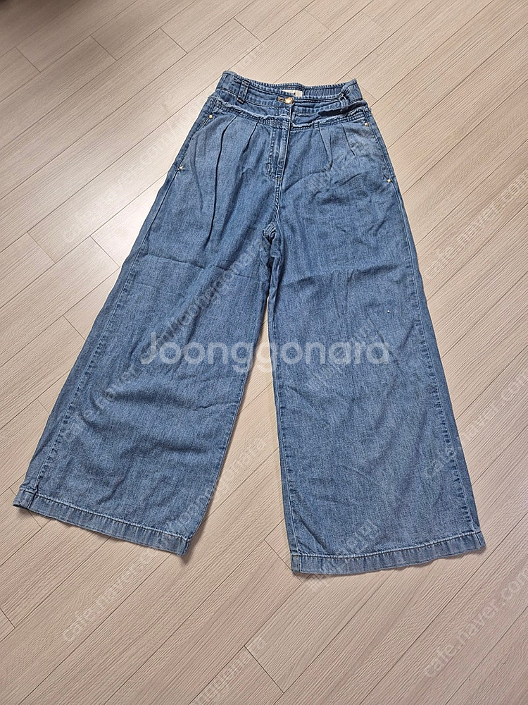 마인 와이드 청바지 데님바지--0