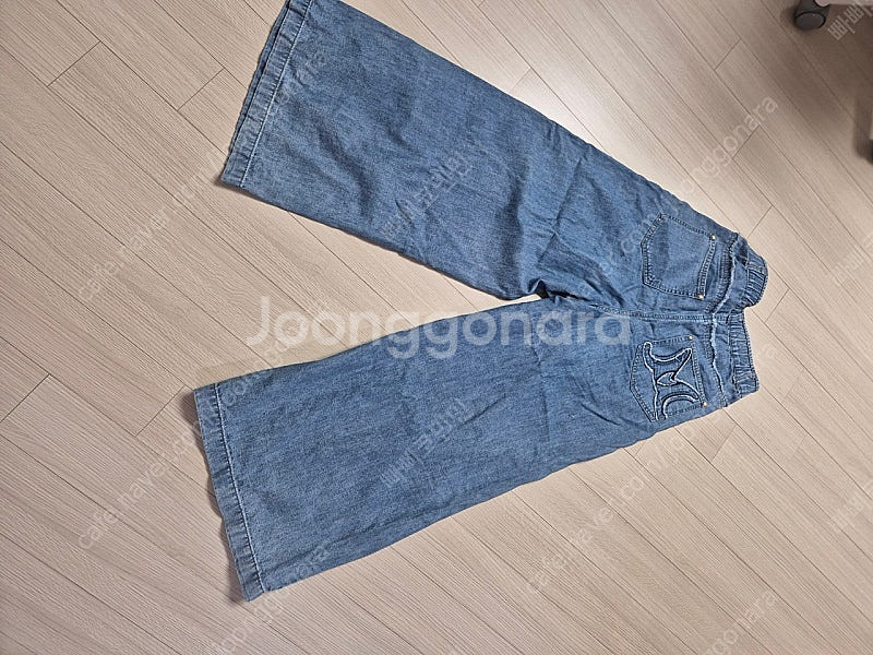 마인 와이드 청바지 데님바지--1