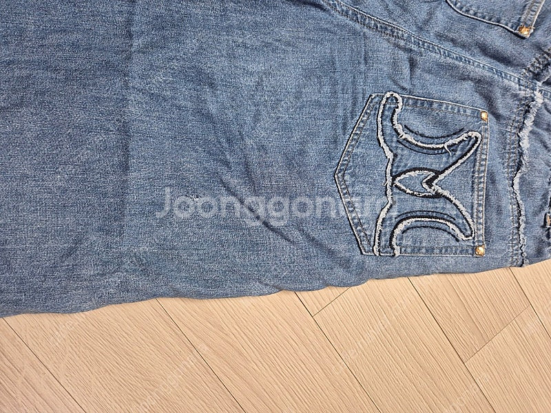 마인 와이드 청바지 데님바지--4