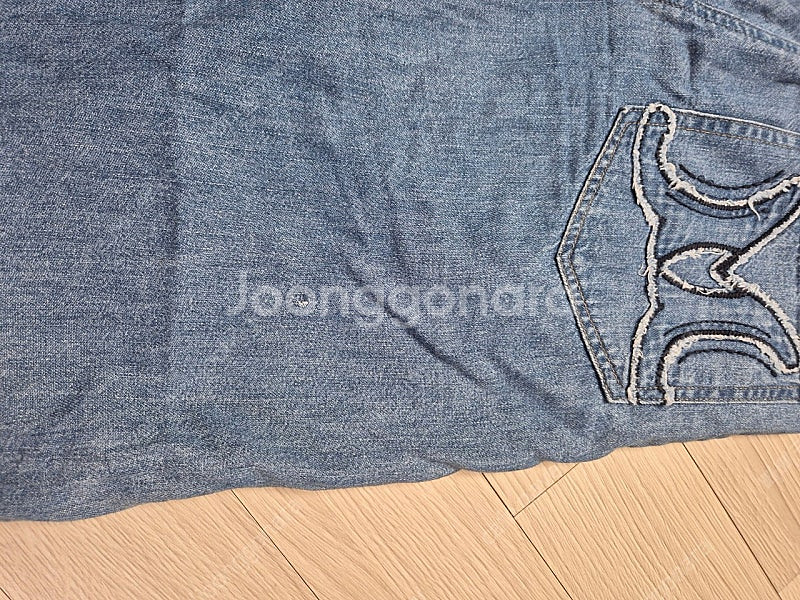 마인 와이드 청바지 데님바지--5