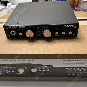 그레이스디자인 m101 마이크 프리앰프 신동품