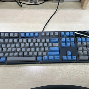 리얼포스 R2 한글 균등 45g 풀배열 그레이블루