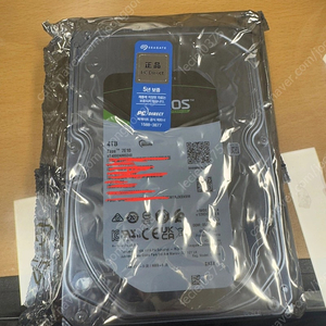씨게이트 EXOS SATA 4TB ST4000NM024B 5년 보증 HDD