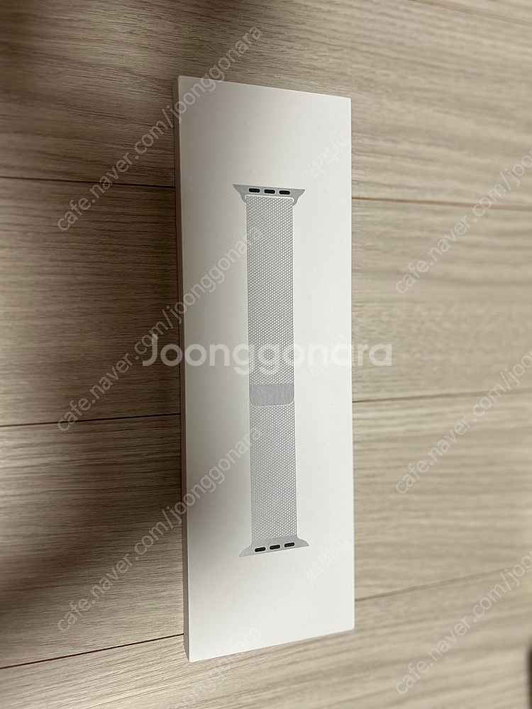 애플 정품 밀레니즈 루프 스트랩 실버 미개봉 40 41mm--0