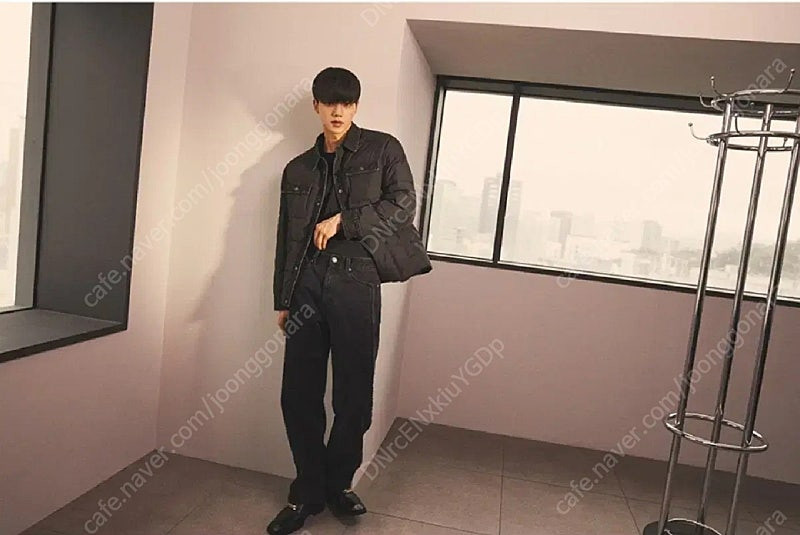 게스 송강 데님믹스 패딩 XL 이미지