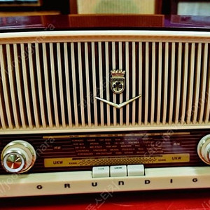 GRUNDIG Type 87진공관 소형라디오-인하