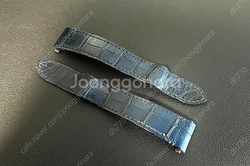 까르띠에 산토스 미디움 정품 앨리게이터 스트랩--0