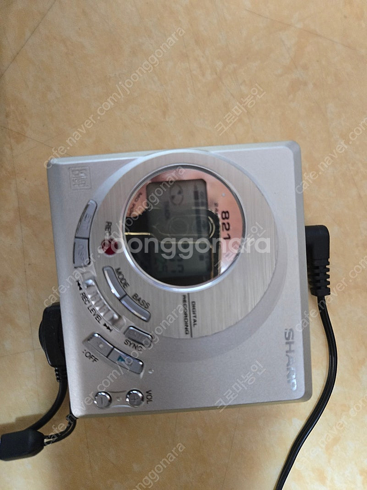 샤프 md 플레이어 MD-MT821S 팝니다.--0