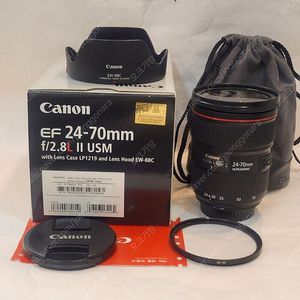 캐논 정품 24-70 f2.8L II USM 신품급