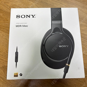 SONY MDR-1AM2 블랙 팝니다.