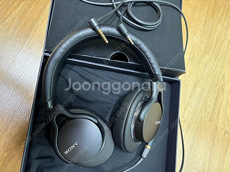 SONY MDR-1AM2 블랙 팝니다.--4