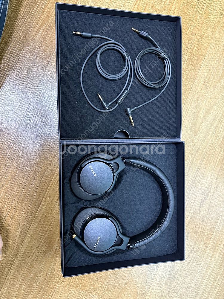 SONY MDR-1AM2 블랙 팝니다.--5