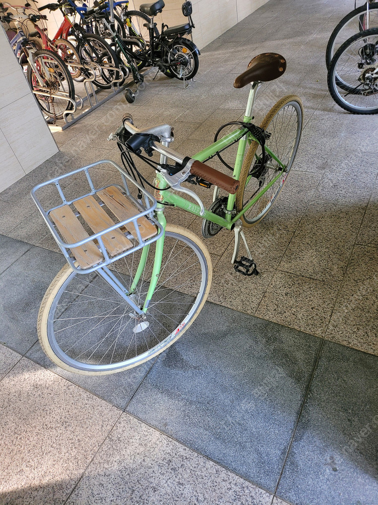 라레이 RALEIGH LA VELO 24 하이브리드 클래식 자전거 그린 이미지