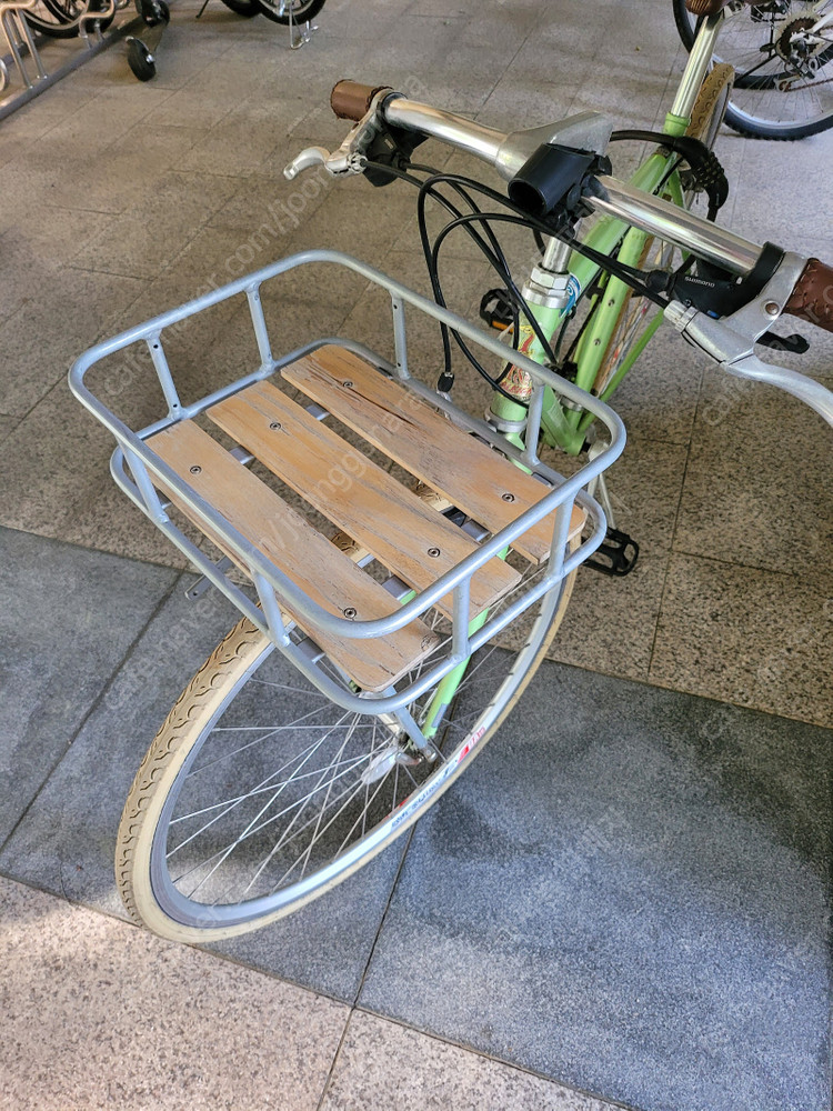 라레이 RALEIGH LA VELO 24 하이브리드 클래식 자전거 그린 이미지