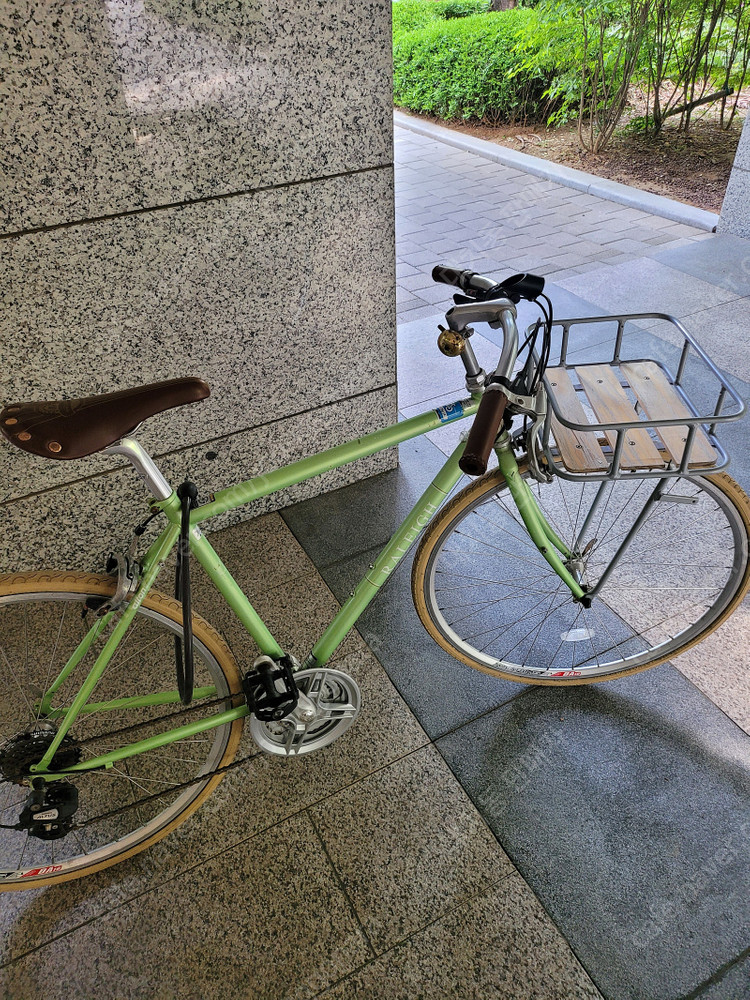 라레이 RALEIGH LA VELO 24 하이브리드 클래식 자전거 그린 이미지