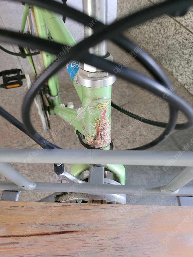 라레이 RALEIGH LA VELO 24 하이브리드 클래식 자전거 그린 이미지