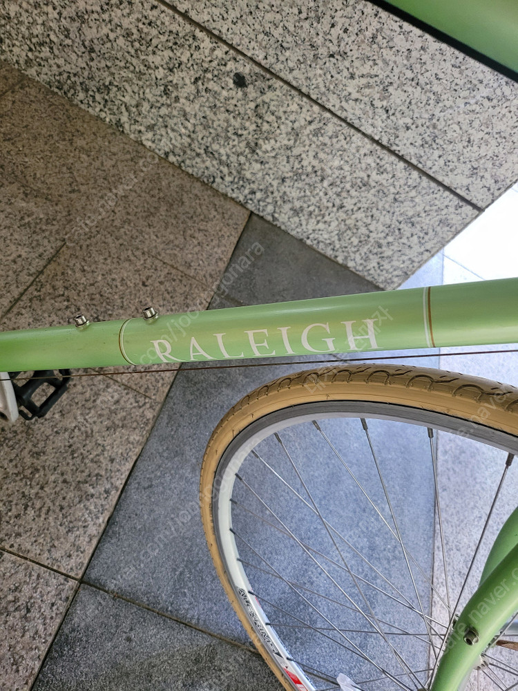 라레이 RALEIGH LA VELO 24 하이브리드 클래식 자전거 그린 이미지