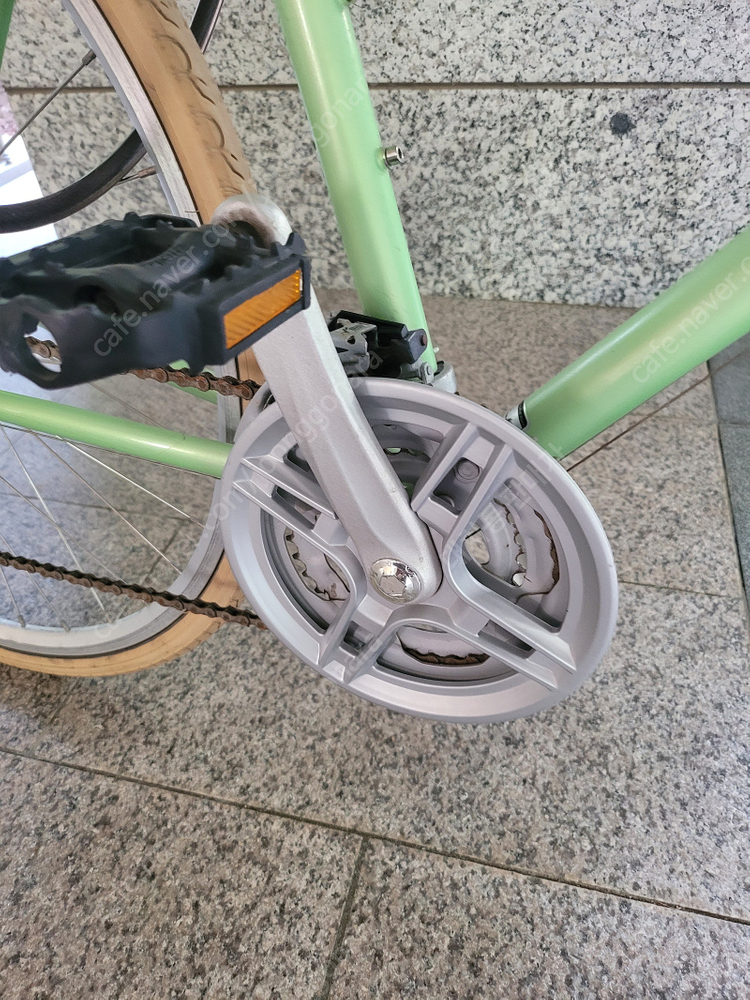 라레이 RALEIGH LA VELO 24 하이브리드 클래식 자전거 그린 이미지