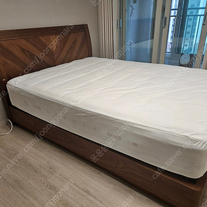 에이스침대 BRA1437-T LQ 월넛내추럴 + 하이브리드 테크 5 퀸 매트리스