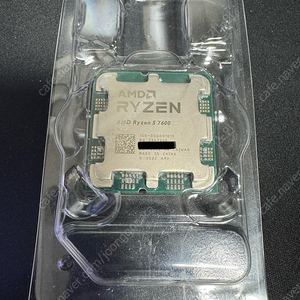 AMD 라이젠5-5세대 7600 (라파엘) (대원유통, 단품) 판매합니다.