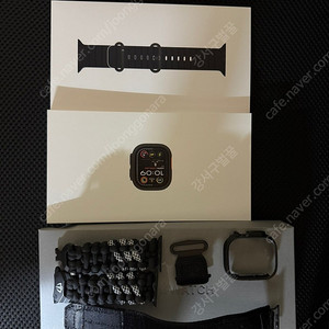 애플워치 Ultra 2 티타늄 오션 밴드 블랙 팝니다 상태좋아용