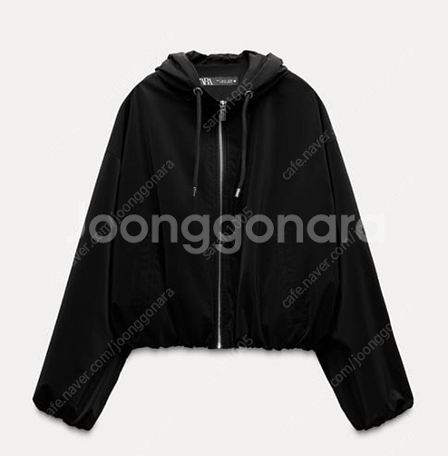ZARA 자라 후드 점퍼 S 사이즈(블랙)--2