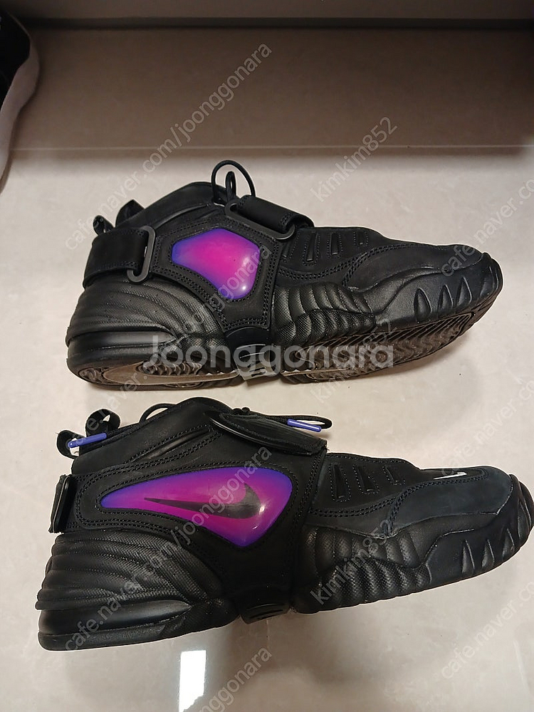 나이키 x 앰부쉬 에어 어저스트 포스 SP 블랙 앤 싸이킥 퍼플 270사이즈 팔아요--5