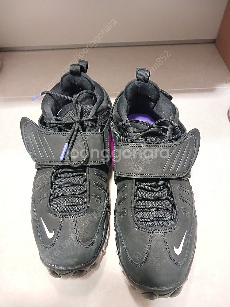 나이키 x 앰부쉬 에어 어저스트 포스 SP 블랙 앤 싸이킥 퍼플 270사이즈 팔아요--6